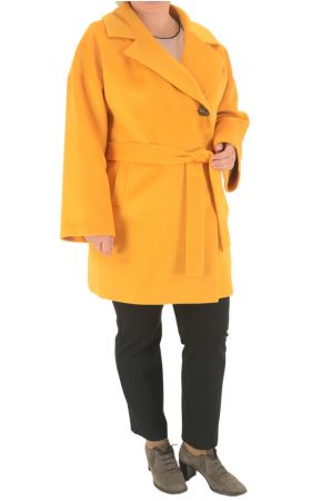 Пальто Simpatika желтое